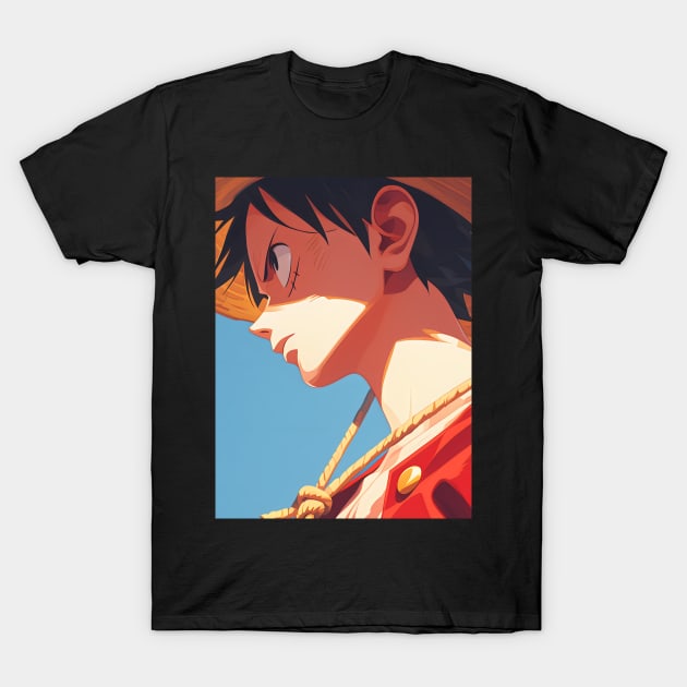 Pirate Odyssey: Anime-Manga Legacy, Mythical Islands, and Swashbuckling Excitement T-Shirt by insaneLEDP